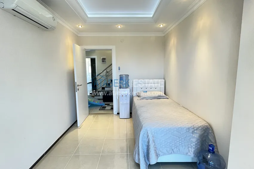 Приобрести Квартира-дуплекс с видом на море в районе Кестель, Алания - 100 метров от моря 14