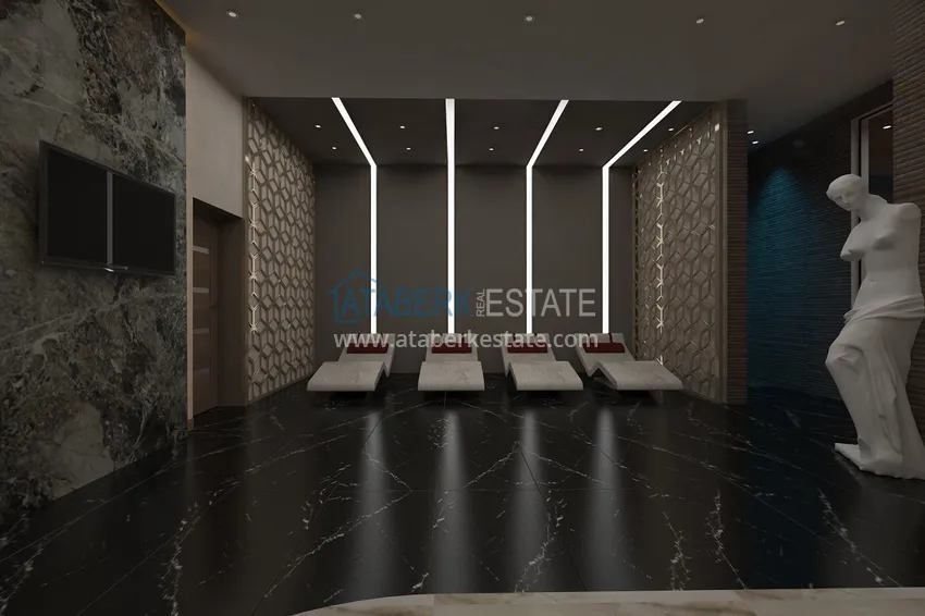 Квартиры от застройщика в районе Демирташ, Алания – многоквартирный жилой комплекс на этапе строительства  58 