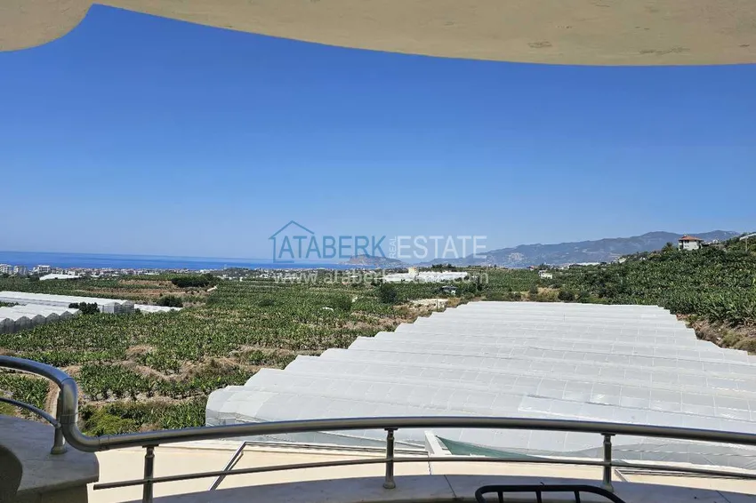 Приобрести Видовой дуплекс с мебелью и джакузи на балконе в Алании, район Махмутлар 17