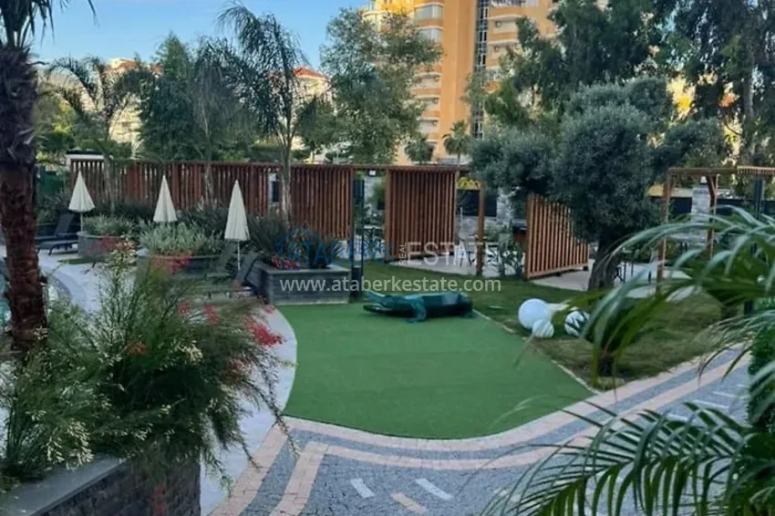 Квартира с чистовой отделкой на первой береговой линии - Алания, район Махмутлар 19 