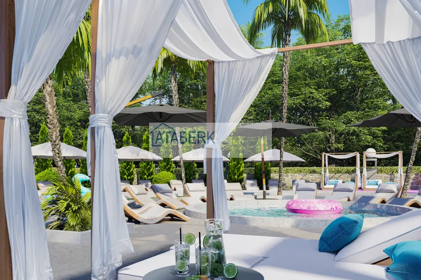 Квартиры премиум-класса с видом на море от застройщика на первой береговой в Махмутларе, Алания 22 