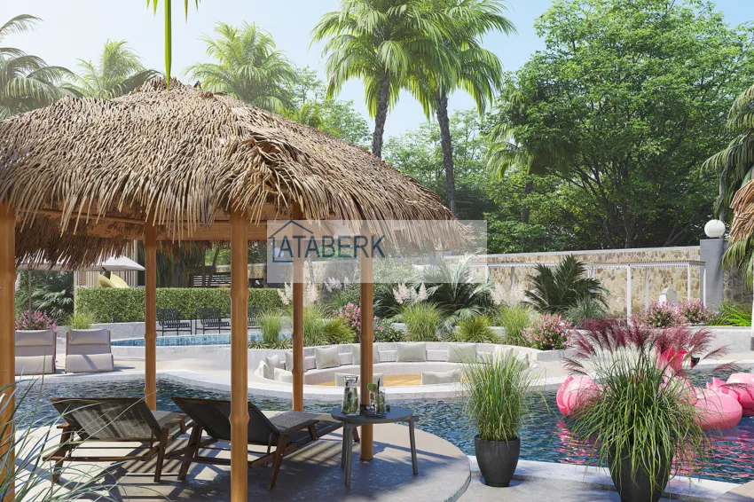 Престижный жилой комплекс на этапе строительства в районе Оба, Аланья 19