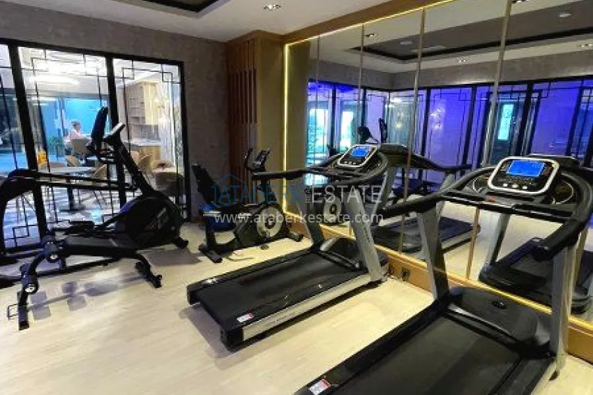 Двухкомнатная квартира 70 м2, с мебелью и видом на море в Алании, район Махмутлар 16 