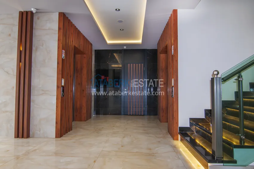 Квартира под ключ с прямым видом на море на первой береговой в Махмутларе, Алания 15 