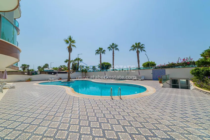 Стильная квартира с видом на море в комплексе на первой береговой – район Оба, Алания 11 