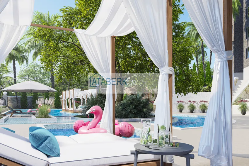 Квартиры от застройщика в районе Демирташ, Алания – многоквартирный жилой комплекс на этапе строительства  21 