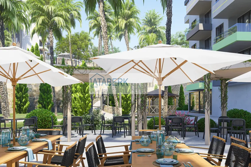 Квартиры от застройщика в районе Демирташ, Алания – многоквартирный жилой комплекс на этапе строительства  22 