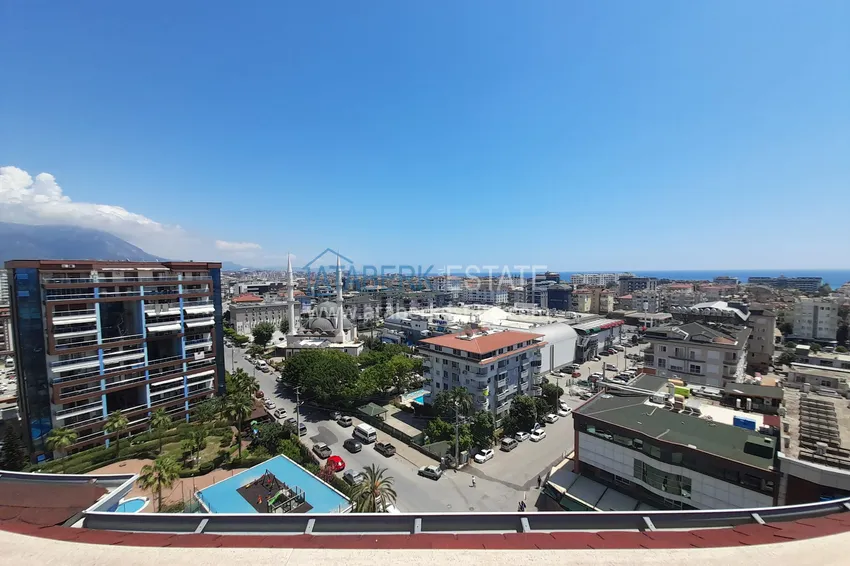 Приобрести Пентхаус-дуплекс с мебелью и видом на море в районе Джикджилли, Алания 20