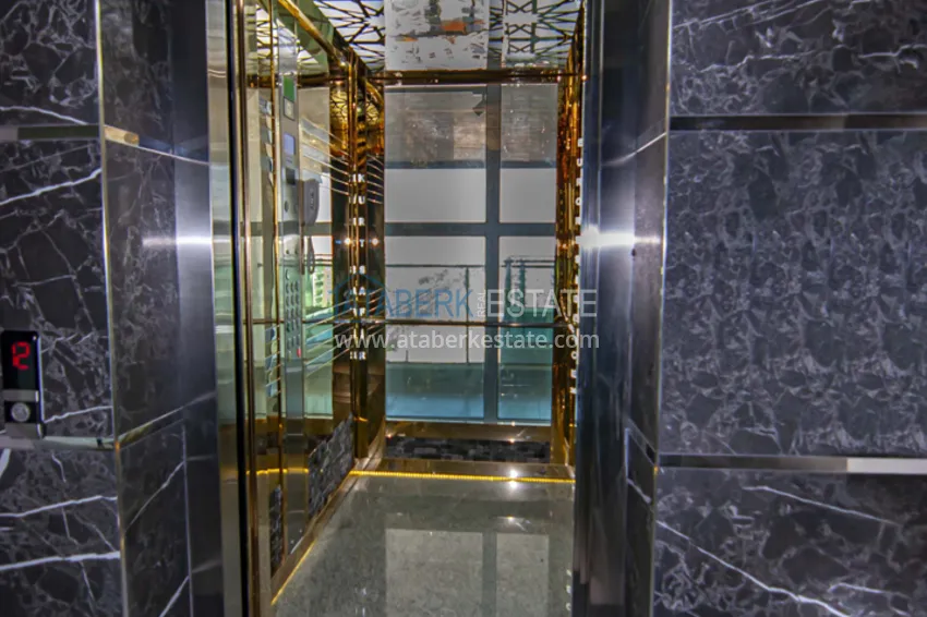 Квартира под ключ с прямым видом на море на первой береговой в Махмутларе, Алания 16 