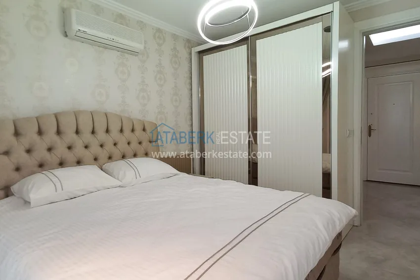 Приобрести Стильная квартира с видом на море в комплексе на первой береговой – район Оба, Алания 18 