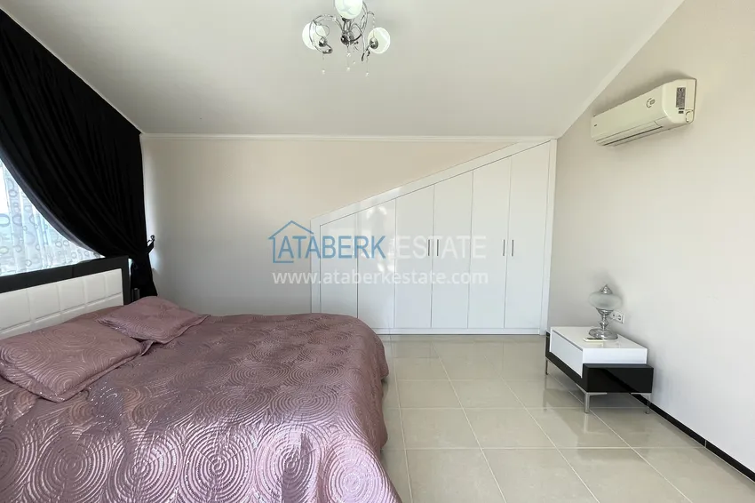 Приобрести Квартира-дуплекс с видом на море в районе Кестель, Алания - 100 метров от моря 17