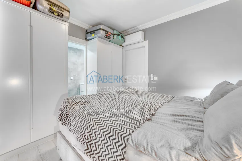 Приобрести Превосходная квартира с дизайнерским ремонтом в районе Оба, Алания 19 