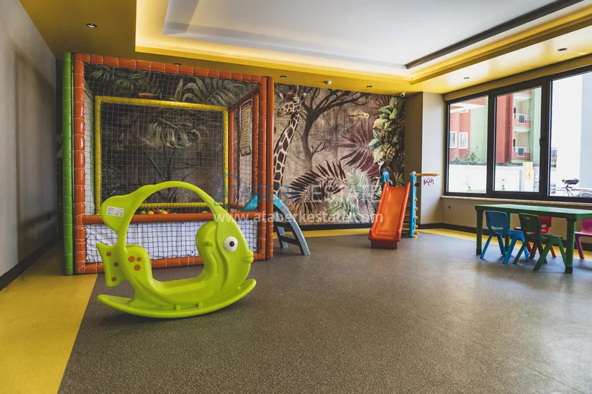 Квартира под ключ с прямым видом на море на первой береговой в Махмутларе, Алания 17 