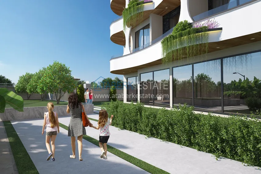 Престижный жилой комплекс на этапе строительства в районе Оба, Аланья 22