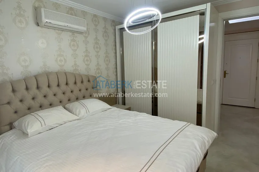 Приобрести Стильная квартира с видом на море в комплексе на первой береговой – район Оба, Алания 20 