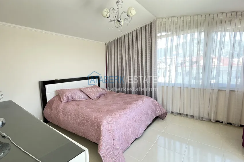 Приобрести Квартира-дуплекс с видом на море в районе Кестель, Алания - 100 метров от моря 18