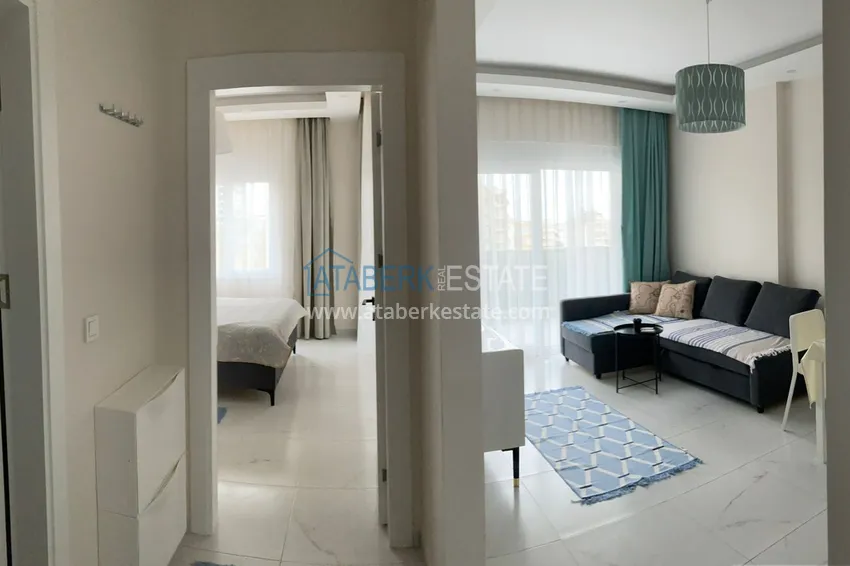 Приобрести Квартира с мебелью и видом на море в комплексе с хорошей инфраструктурой - в районе Авсаллар, Алания 1 