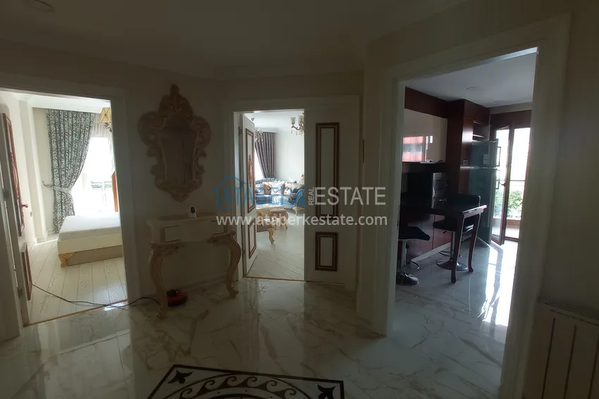 Приобрести Линейная квартира 3+1 в роскошном комплексе на первой береговой в центре Алании 3 