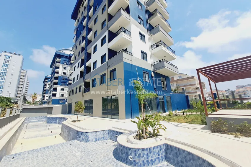 Двухкомнатная квартира с чистовой отделкой в комплексе с шикарной инфраструктурой – Алания, район Паяллар 1