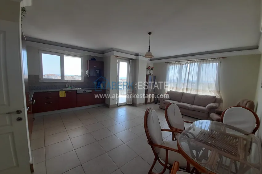 Приобрести Пентхаус-дуплекс с мебелью и видом на море в районе Джикджилли, Алания 4