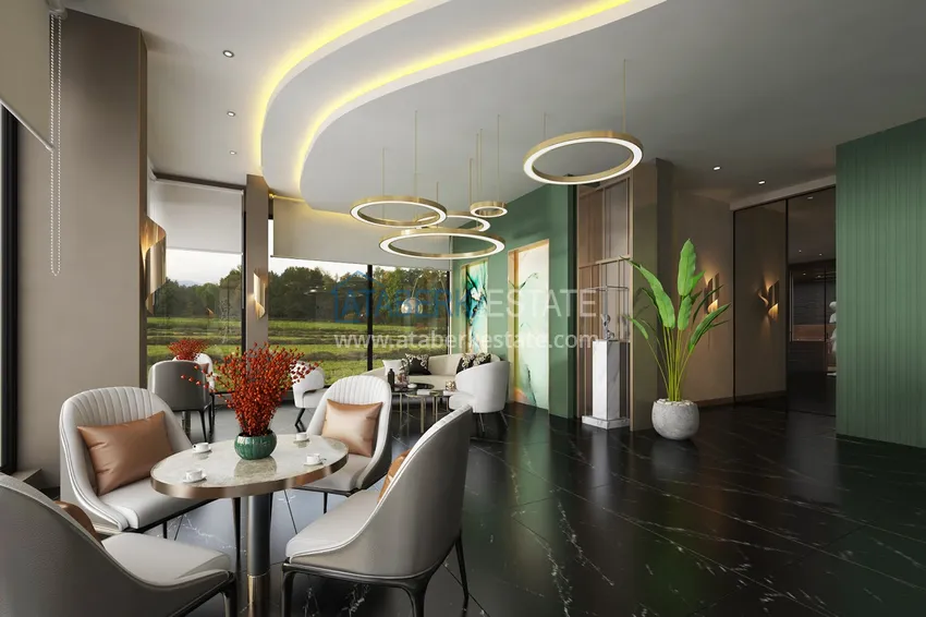 Квартиры от застройщика в районе Демирташ, Алания – многоквартирный жилой комплекс на этапе строительства  44 