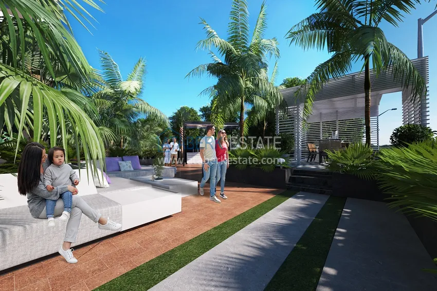 Квартиры премиум-класса с видом на море от застройщика на первой береговой в Махмутларе, Алания 26 