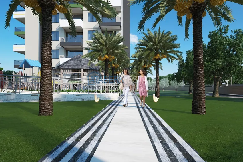 Квартиры от застройщика в районе Демирташ, Алания – многоквартирный жилой комплекс на этапе строительства  29 