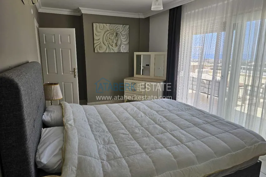 Приобрести Видовой дуплекс с мебелью и джакузи на балконе в Алании, район Махмутлар 23