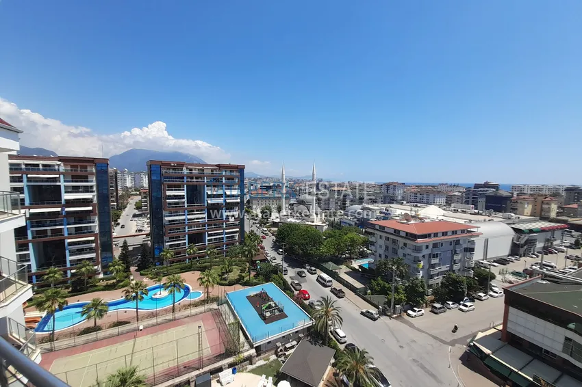 Приобрести Пентхаус-дуплекс с мебелью и видом на море в районе Джикджилли, Алания 22