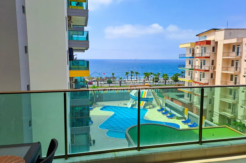 Приобрести Квартира под ключ с прямым видом на море на первой береговой в Махмутларе, Алания 22 