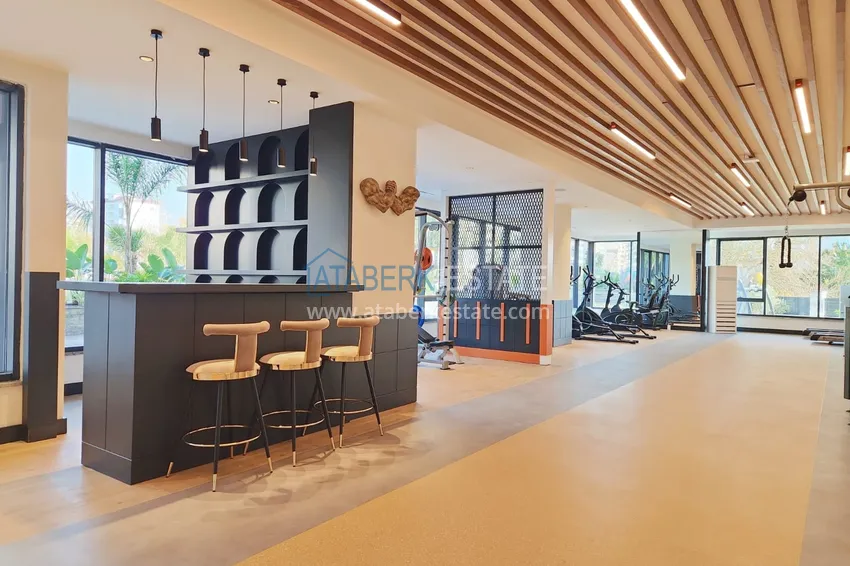 Квартира с чистовой отделкой на первой береговой линии - Алания, район Махмутлар 25 