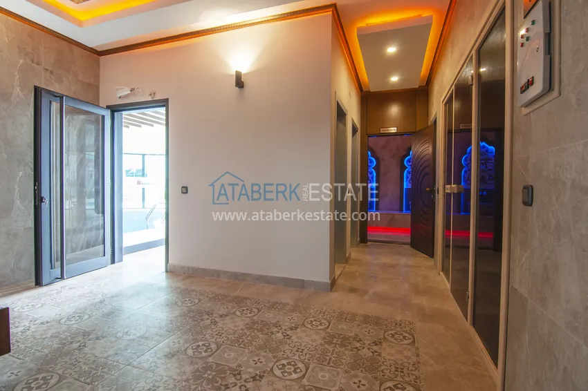 Квартира под ключ с прямым видом на море на первой береговой в Махмутларе, Алания 22 