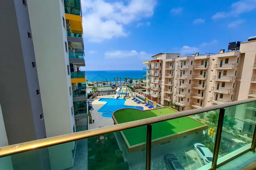 Приобрести Квартира под ключ с прямым видом на море на первой береговой в Махмутларе, Алания 23 