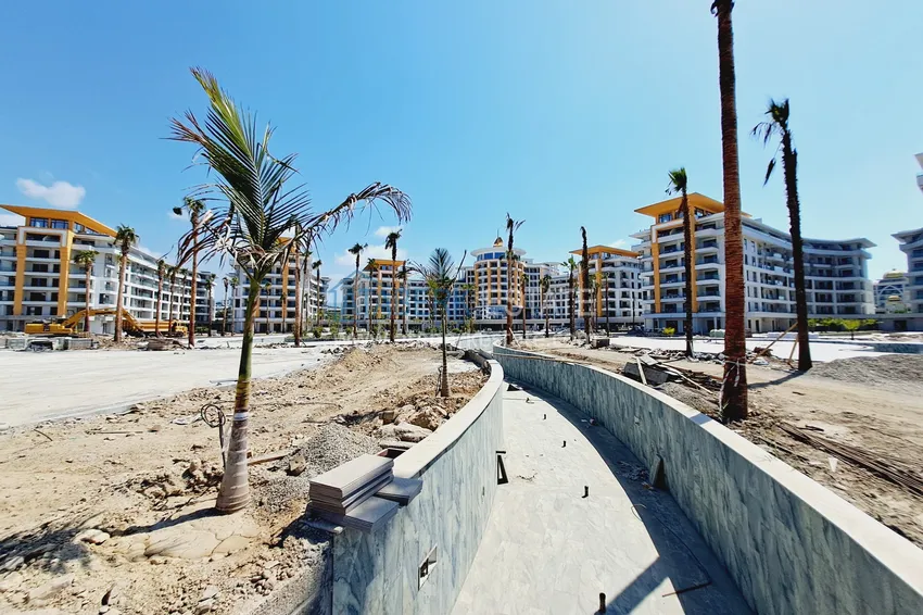 Фото -  Двухкомнатная квартира 85 м2 в строящемся комплекс-отеле в Алании, район Тюрклер 22 