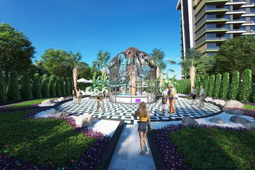 Квартиры премиум-класса с видом на море от застройщика на первой береговой в Махмутларе, Алания 28 