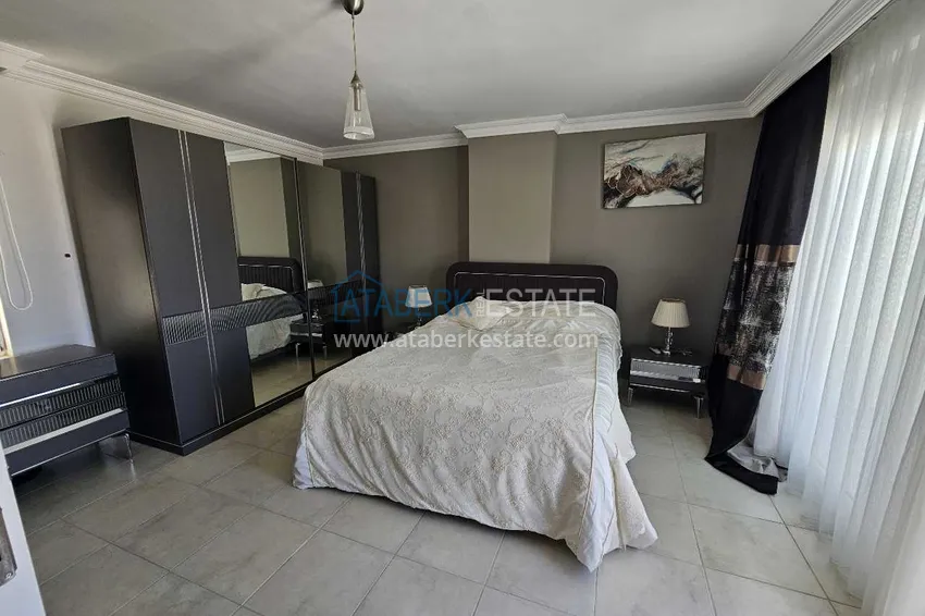 Приобрести Видовой дуплекс с мебелью и джакузи на балконе в Алании, район Махмутлар 26