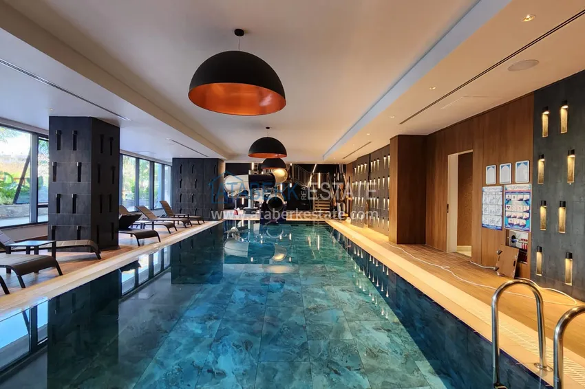 Квартира с чистовой отделкой на первой береговой линии - Алания, район Махмутлар 27 