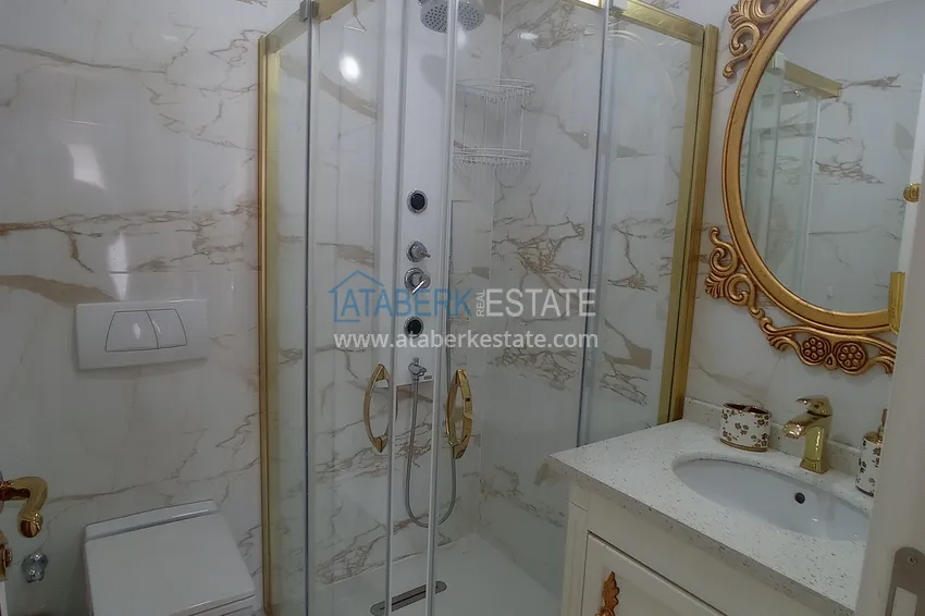 Приобрести Линейная квартира 3+1 в роскошном комплексе на первой береговой в центре Алании 32 