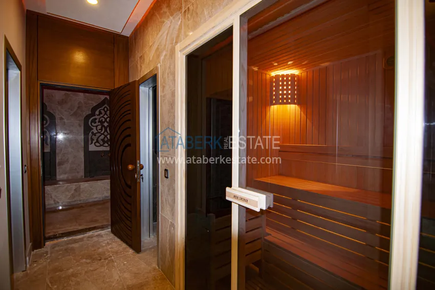 Квартира под ключ с прямым видом на море на первой береговой в Махмутларе, Алания 25 