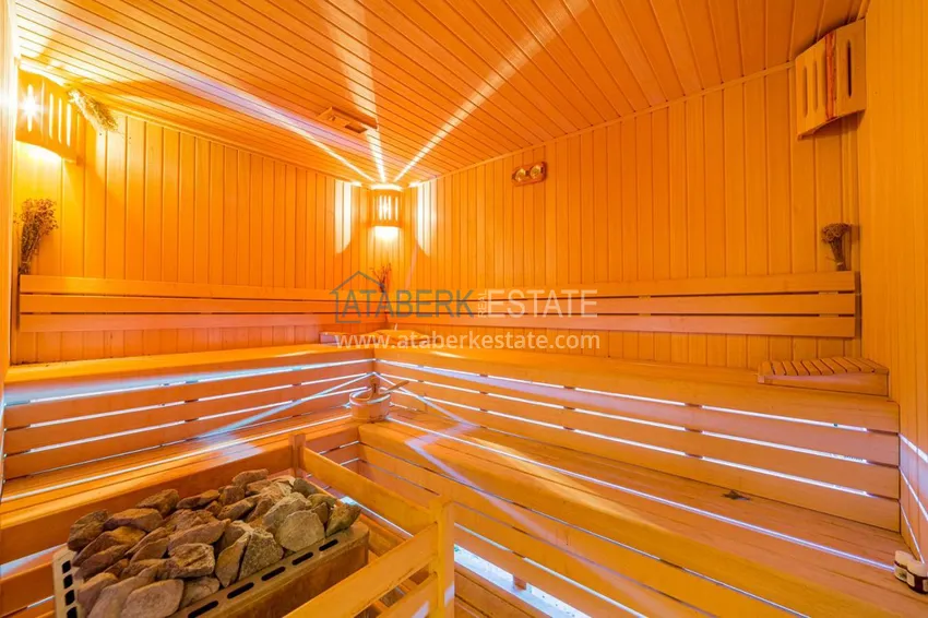 Стильная квартира с видом на море в комплексе на первой береговой – район Оба, Алания 20 