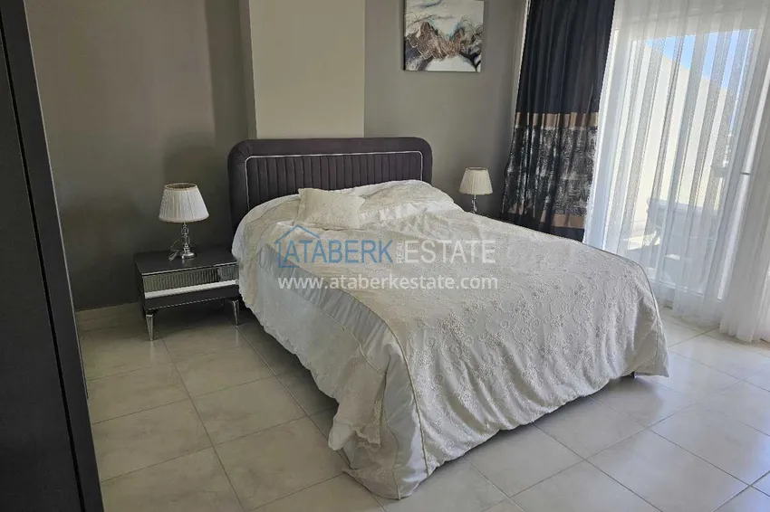 Приобрести Видовой дуплекс с мебелью и джакузи на балконе в Алании, район Махмутлар 29