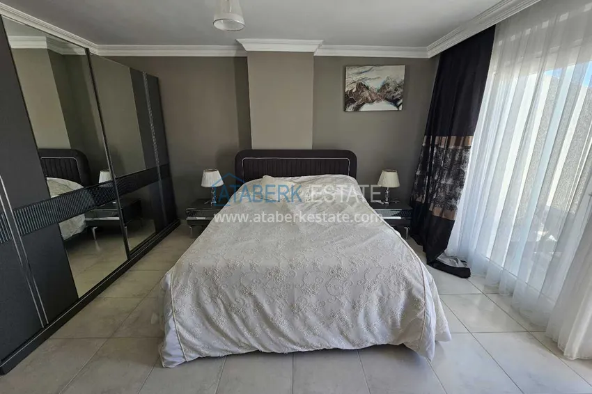 Приобрести Видовой дуплекс с мебелью и джакузи на балконе в Алании, район Махмутлар 30