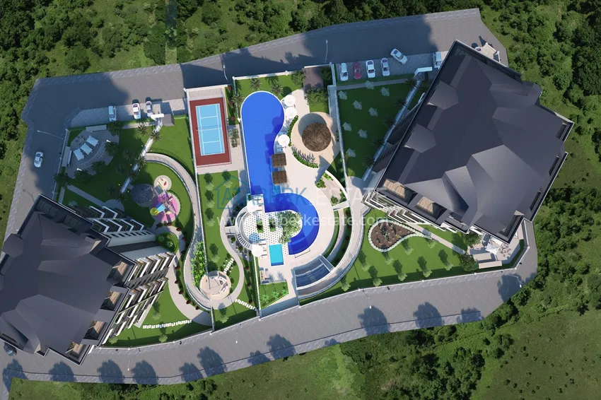 Квартиры от застройщика в районе Демирташ, Алания – многоквартирный жилой комплекс на этапе строительства  39 