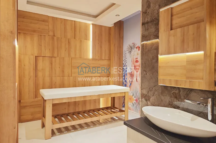 Квартира с чистовой отделкой на первой береговой линии - Алания, район Махмутлар 32 