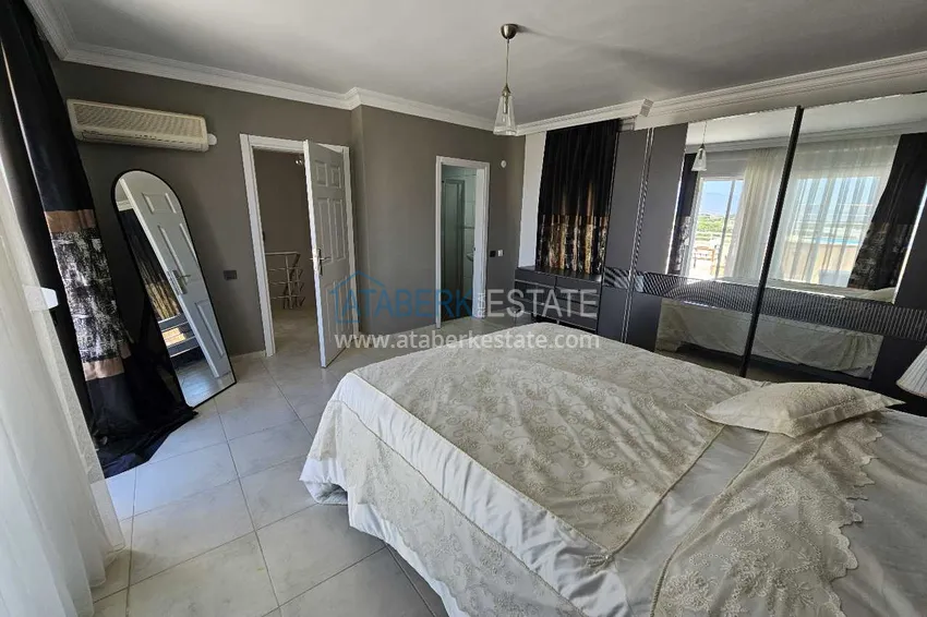 Приобрести Видовой дуплекс с мебелью и джакузи на балконе в Алании, район Махмутлар 31