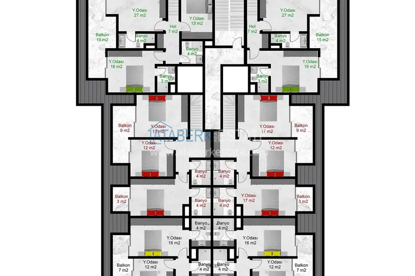 Купить дешево Квартиры премиум-класса с видом на море от застройщика на первой береговой в Махмутларе, Алания 4 