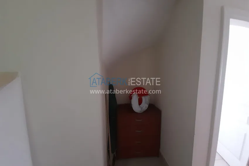 Приобрести Пентхаус-дуплекс с мебелью и видом на море в районе Джикджилли, Алания 31