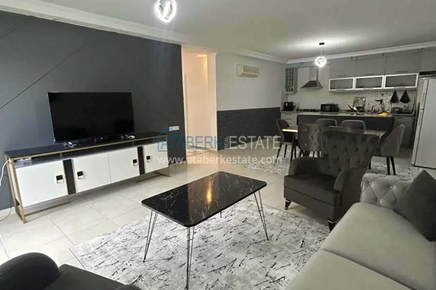 Приобрести Великолепные террасные апартаменты с мебелью и видом на море в Алании, район Махмутлар 3 