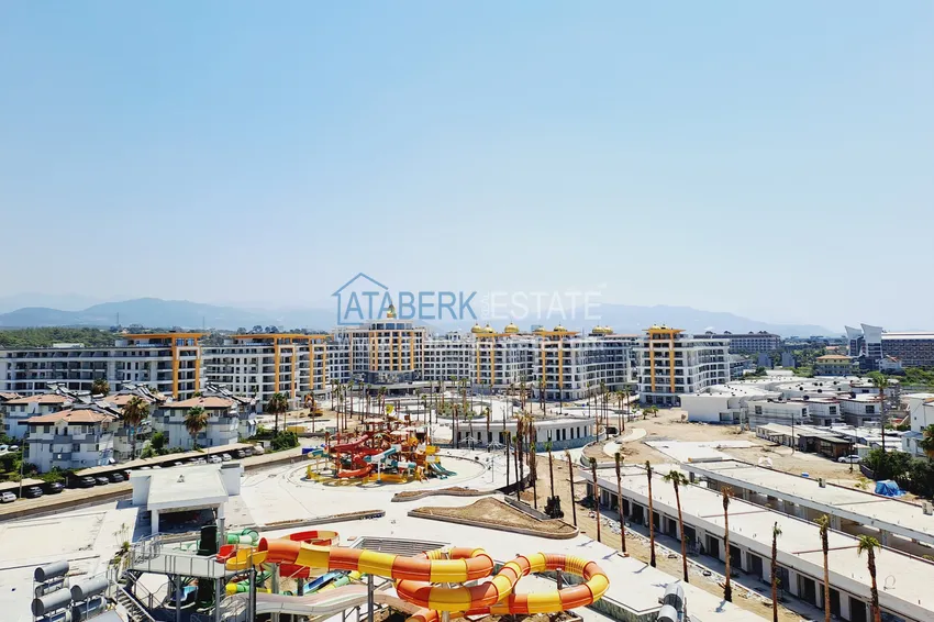 Фото -  Двухкомнатная квартира 85 м2 в строящемся комплекс-отеле в Алании, район Тюрклер 2 