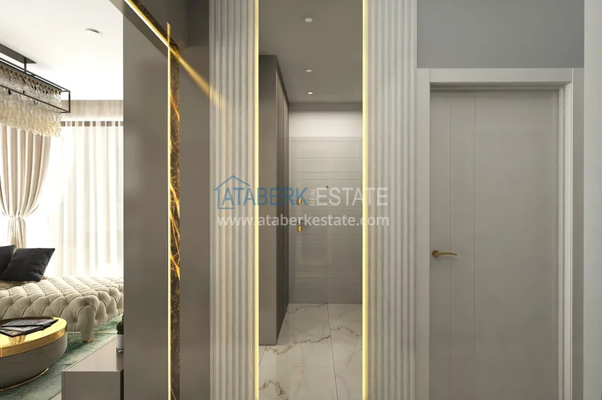 Приобрести Квартиры премиум-класса с видом на море от застройщика на первой береговой в Махмутларе, Алания 2 